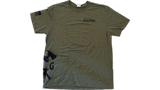 Army Green Tee - Daily Grind