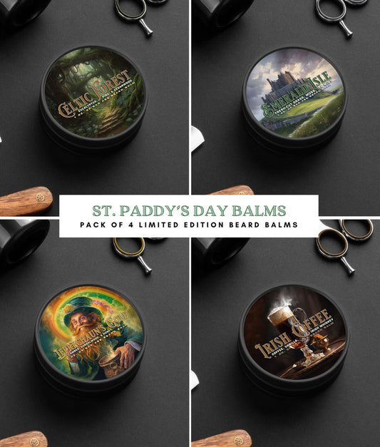 Pack of 4 Limited Edition St. Paddy’s Day Beard Balms - Daily Grind