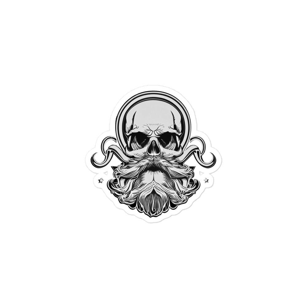 Skull with Beard stickers - Daily Grind